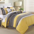 thumbnail image 4 of Euphoria 8-Piece Embroidered Comforter Set Embroidery Pintuck Bedding with Bed Skirt and Decorative Pillows Shams, 4 of 6