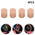 thumbnail image 1 of Auto Accessories Red Fluorescent Tire Cap Set Protects Valves from Elements, 1 of 11