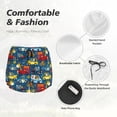 thumbnail image 6 of Fotbe Vehicles Cartoon with Funny Drivers,Animal Drivers Womens High Waist Running Shorts Athletic Workout Quick Dry Shorts for Women with Pockets Gym Yoga Summer Shorts-Small, 6 of 9
