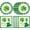 Shamrock, variant on 40 Pcs Here Comes the Son Baby Shower Decor,Boho Disposable Party Tableware Retro Sun Plates and Napkins Hippie Sunshine Party Decorations of Baby Shower Birthday Party Serves 20 Guests