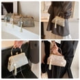 thumbnail image 2 of Stylish Polyester Crossbody Bag Shoulder Purse Evening Handbag Chinese Cheongsam Designs and Chain Detail, 2 of 8