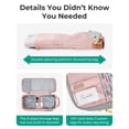 thumbnail image 5 of BAGSMART Compression Packing Cubes for Travel Luggage, 6 Pcs Expandable Packing Organizers Foldable Lightweight Suitcase Storage Bags for Travel Accessories, Women Men, Baby Pink, 5 of 7