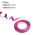 thumbnail image 2 of Curling Ribbon Crimped Balloon String Metallic 3/16" 11 Yards 6 Roll for Party Decoration Gift Rose Red, 2 of 5