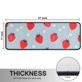 thumbnail image 5 of Kitchen Rugs Sets Of 2,Strawberry Plants Fruit Flower Anti Fatigue Kitchen Mat Rugs Non Slip Washable,Decorative Kitchen Floor Mats for Kitchen,Sink,Laundry,17"x47"+17"x47", 5 of 5
