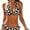 Black and White Triangles, variant on Women's Halter String Swimsuits Simple Geometry Print Triangle Bikini Sets Sexy Tie Side Swimwear 2 Piece Suits