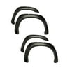 Ikon Motorsports Compatible with 07-13 TOYOTA TUNDRA Pocket Style Fender Flares Textured Black ABS