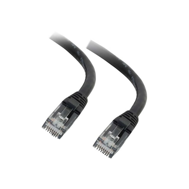 C2G 5ft Cat6 Snagless Unshielded (UTP) Ethernet Network Patch Cable - Black - Patch cable - RJ-45 (M) to RJ-45 (M) - 5 ft - CAT 6 - molded, snagless, stranded - black
