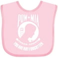thumbnail image 3 of Inktastic POW MIA White Boys or Girls Baby Bib, 3 of 4