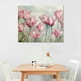 thumbnail image 2 of Nawypu Pink Flower Paintings Canvas Wall Art Watercolor Plant Tulip Flowers Posters for Wall Decor Pink Flower Picture Wall Art Decor Modern Pink Wall Art Flowers Canvas Prints for Home Decor, 2 of 6