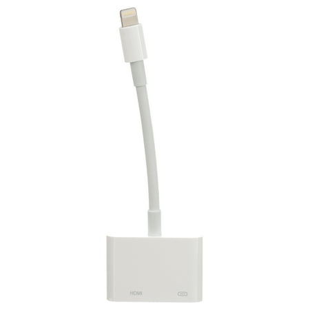 Apple - Lightning Digital A/V Adapter - White