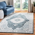thumbnail image 3 of SAFAVIEH Isabella Cennetig Oriental Area Rug, Navy/Cream, 5'3" x 7'6", 3 of 12
