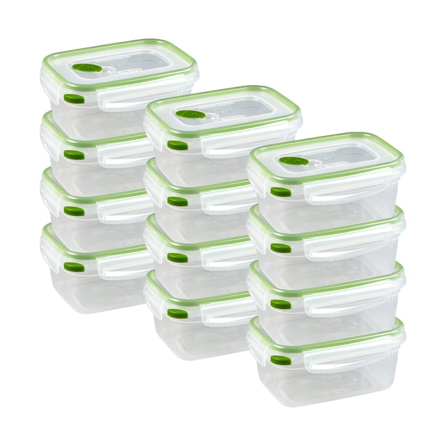 Recipiente de almacenamiento de alimentos Sterilite Ultra-Seal, 1,1 L, paquete de 12