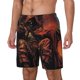 thumbnail image 1 of Fotbe Dark Skull King Throne Traje de Baño para Hombre – Shorts de Natación de Secado Rápido con Forro y Bolsillos-XX-Large, 1 of 6