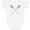 AA-White, variant on Inktastic Lacrosse Sticks Future Player Boys or Girls Baby Bodysuit