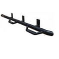thumbnail image 1 of N-Fab Nerf Bar - Truck Wheel To Wheel F1596CC W2W Series; With Drop Down Steps; Without Bed Step; 3 Inch Round Bent; Black Gloss Powder Coated Steel; Without End Caps; Rocker Panel Mount, 1 of 2