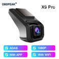 thumbnail image 3 of X9 Pro FHD 1080P Dash Cam Dvr ADAS WIFI 1080P Smart Car DVR Phone APP Mini Front Camera Lens Video Driving Recorder USB Connect, 3 of 5