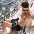 thumbnail image 2 of luoweisi Men's Beach Shorts Quick Dry Swim Trunks with Mesh Lining Skull XL, 2 of 5