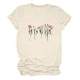 thumbnail image 3 of Nurse Graphic Tees for Women 2026 Summer Casual Short Sleeve Crewneck Nurse T Shirts, 3 of 3