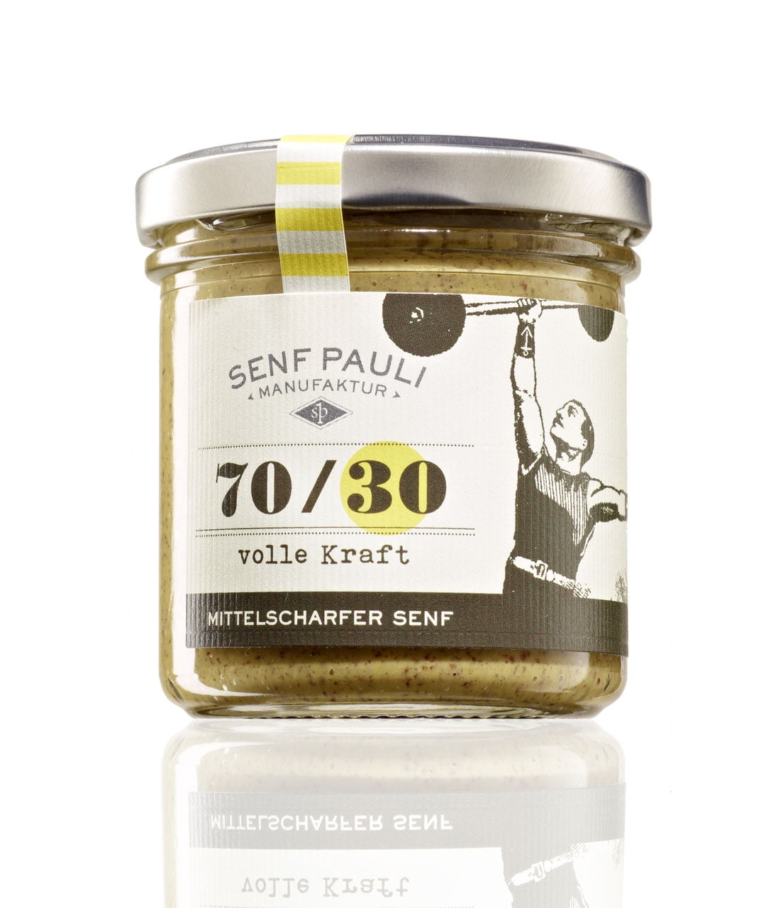 SenfPauli, handmade manufacture mustard medium hot 70/30 medium hot