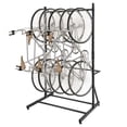 thumbnail image 1 of GloryStar Porte-Vélos Autoportant pour 5 Vélos, Rangement Vertical Intérieur à Hauteur Réglable, Acier Robuste, Capacité de 300 Lb, 1 of 9