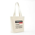 thumbnail image 7 of CafePress - Tonight's Forecast: Alcohol, Low Standards, Poor D - Unisex Canvas Tote Bag, Beige, 1-Piece, 7 of 7