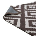 thumbnail image 5 of Modern Contemporary Urban Design Living Lounge Room Area Rug Runner Floor Carpet, Fabric, Multi Brown, 5 of 6