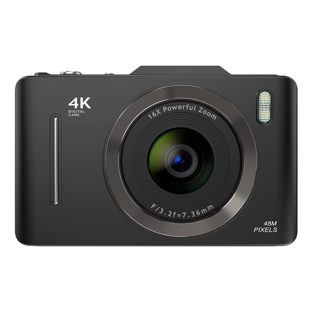 Cámara Tiro Pequeño HD 4K 48MP 16x Zoom para Adolescentes