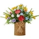 thumbnail image 2 of Artificial Flower Hanging Basket - Realistic Plastic Flowers For Home Decoration Outdoor Wedding And Photography Props, 2 of 3