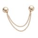 thumbnail image 1 of Broche sin alfiler con clip para ropa, cadena extraíble, accesorio multiusos para camisas Aleación de oro, 1 of 9