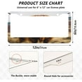 thumbnail image 3 of Highland Cow License Plate Frame, Aluminum Car Tag Frames, 2 Pack Universal Car License Plate Covers with 2 Holes and Screws Decorative, 3 of 7