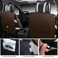 thumbnail image 4 of Maidao Car Seat Covers Leather Full Set for Cadillac for DeVille 1994-2005 5 Seats Compatible Airbag Waterproof Front Rear Cushion Protector with Headrest Coffee, 4 of 10