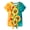 Sunflower, variant on Girls Graphic T-Shirt Tie Dye Kids Short Sleeve Tee Shirt Tie Front Tops 7-12 Years
