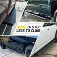 thumbnail image 2 of ONINE 6 Inch Black Running Boards Custom Fit 2009-2018 Dodge Ram 1500（Incl 2019-2024 Ram 1500 Classic) & 2010-2024 Dodge Ram 2500 3500 Crew Cab Rocker Panel Mount Side Step Nerf bar, 2 of 8