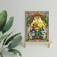 thumbnail image 3 of Cuadros Decorativos Pintura de diamante redondo completo DIY trabajo hecho a mano con diamantes de imitación de la leyenda de Zelda (B357) Wdftyju embutido en tela, 3 of 9
