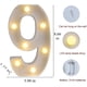 thumbnail image 2 of Letrero luminoso LED con números y letras para marquesina, ideal para bodas, cumpleaños, fiestas, Navidad, luz nocturna, decoración para el hogar y el bar (9), 2 of 5