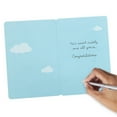 thumbnail image 2 of Hallmark Signature Baby Shower Card for Baby Boy (Elephant with Balloon), 2 of 6