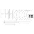 thumbnail image 4 of Arch Backdrop Stands Garden Wedding Balloon Arched Flower Stands Metal Oval Arch, 4 of 21