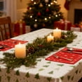 thumbnail image 7 of Grrvtrz Christmas Snowflake Plastic Party Tablecloth Decoration Disposable Plastic Tablecloth Rectangular Tablecloth Suitable for Christmas Party Decoration,Holiday Products,Christmas Gifts, 7 of 7