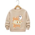 thumbnail image 3 of Kiijoy Halloween Boys Sweatshirt Cute Crewneck Pullover Top, Khaki, Sizes 3-4T, 3 of 3