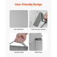 thumbnail image 6 of VEVOR Bed Wedge Pillow for Sleeping, 3 Pcs Adjustable Orthopedic Bed Wedge Set, with Washable Cover & Foam Support, Post Surgery Pillow for Acid Reflux, Back Pain, Snoring Relief & GERD, Dark Grey, 6 of 9