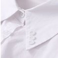 thumbnail image 4 of Lenpel Women's Button down Shirts Lightweight Long Sleeve Business Casual Collared Dress Shirts Loose Work Blouses, 4 of 7