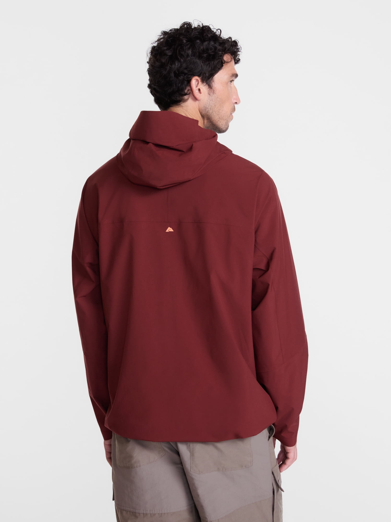 Ozark Trails Men's and Big Men's Pinnacle System Rain Jacket, Sizes S-3XL