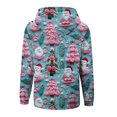 thumbnail image 6 of Women Lined Plush Sweat Jacket With Hood Autumn Winter Warm Hooded Jacket Loose Coat Pockets Large Sizes Hoodie Sweatshirt, 6 of 7