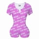 thumbnail image 1 of Body Sexy con cuello en V para mujer, ropa de dormir con botones, pelele corto, ropa de casa, chándal, pijama, leotardo, mono de manga larga, 1 of 4