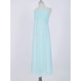 thumbnail image 5 of TiaoBug Flower Girls Embroidery Floor Length Dress Wedding Party Pageant Gown Sky Blue 14, 5 of 7