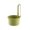 green, variant on Hanging Sink Basket Button Drain Storage Split Filter Basket 1 Second Install for Kitchen Bathroom Space Saving Durable Plastic