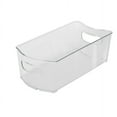 Mainstays Plastic Closet and Laundry Bin with Removable Dividers Slim