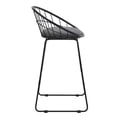 thumbnail image 3 of Benjara 26" Counter Height Chair (Set of 2)- Mesh Backrest- Gray Seat- Black, 3 of 6