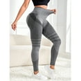 thumbnail image 6 of Kopltyrfg Scrunch Butt Lifting Leggings for Women Seamless High Waisted Gym Running Yoga Pants Impact Workout Tights 2025 Spring Gray L, 6 of 6