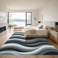 thumbnail image 3 of ODIKA 6'x9' Machine Washable Non-Slip Area Rug, Abstract Gray High Traffic Rug, Gray, 1118157, 3 of 7